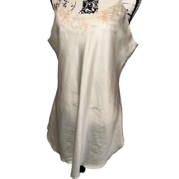 DEENA Vintage Nightgown Womens Medium‎ Babydoll Lace Straps USA Made Ivory Lace - Picture 3 of 8